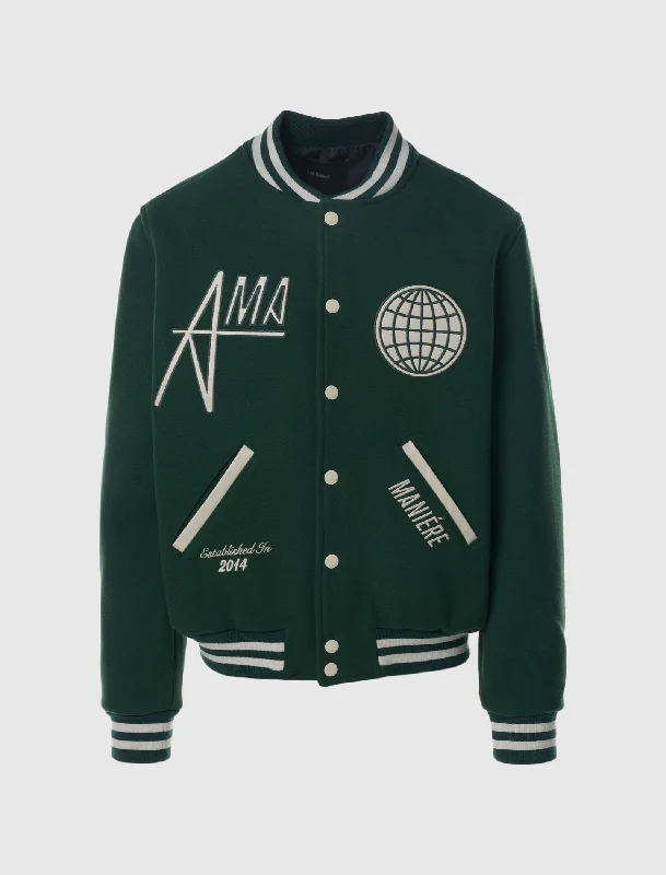 Fashion Jacket-A MA MANIÉRE ANNIVERSARY VARSITY JACKET