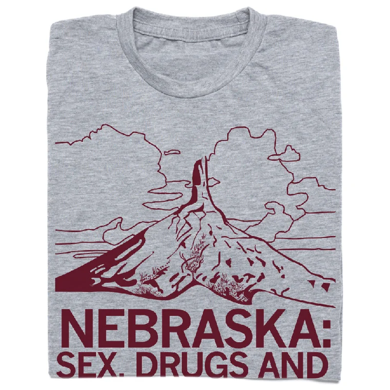 Cool Text Tee-Sex Drugs Chimney Rock