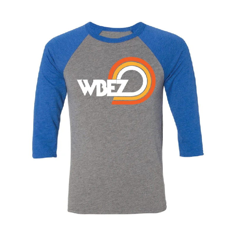 Bold Design T-shirt-WBEZ Vintage Logo Baseball Tee