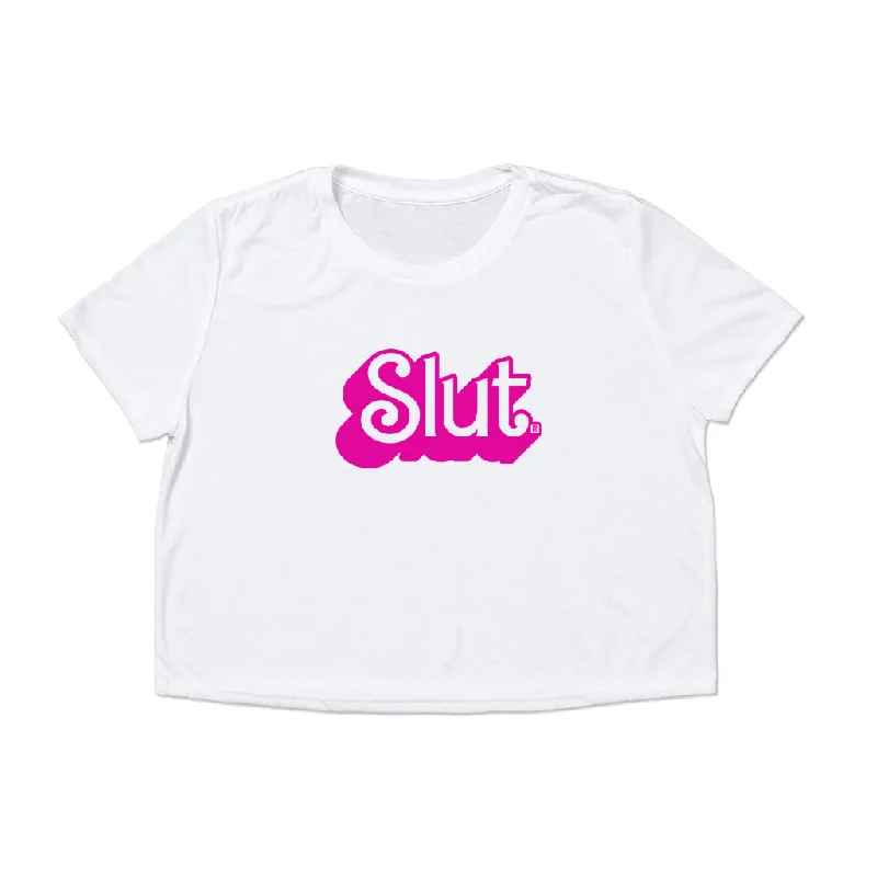 Fun T-shirt-Barbie Slut Crop Top