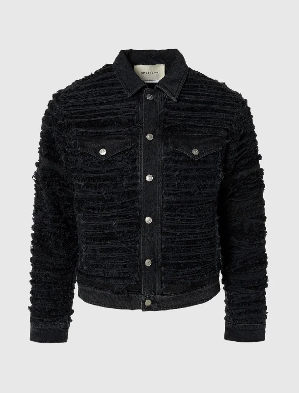 Bomber Jacket-BLACKMEANS DENIM JACKET