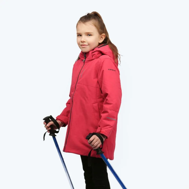 Leather Jacket-Icepeak Junior Kelley Jacket - Pink