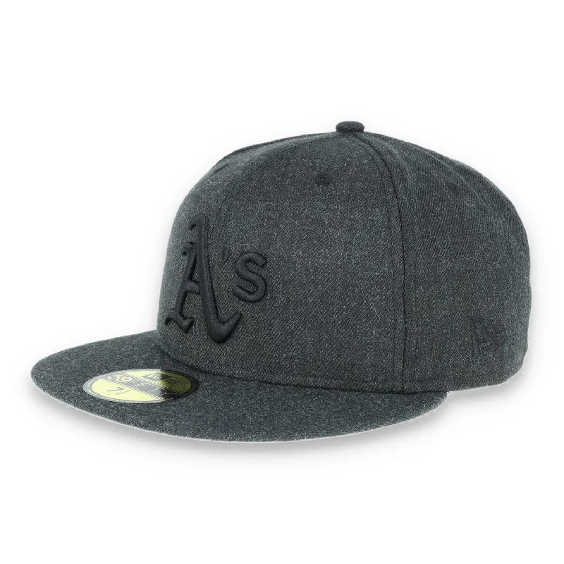 Minimalist Hat-Oakland Athletics New Era 59Fifty Cap-heather grey