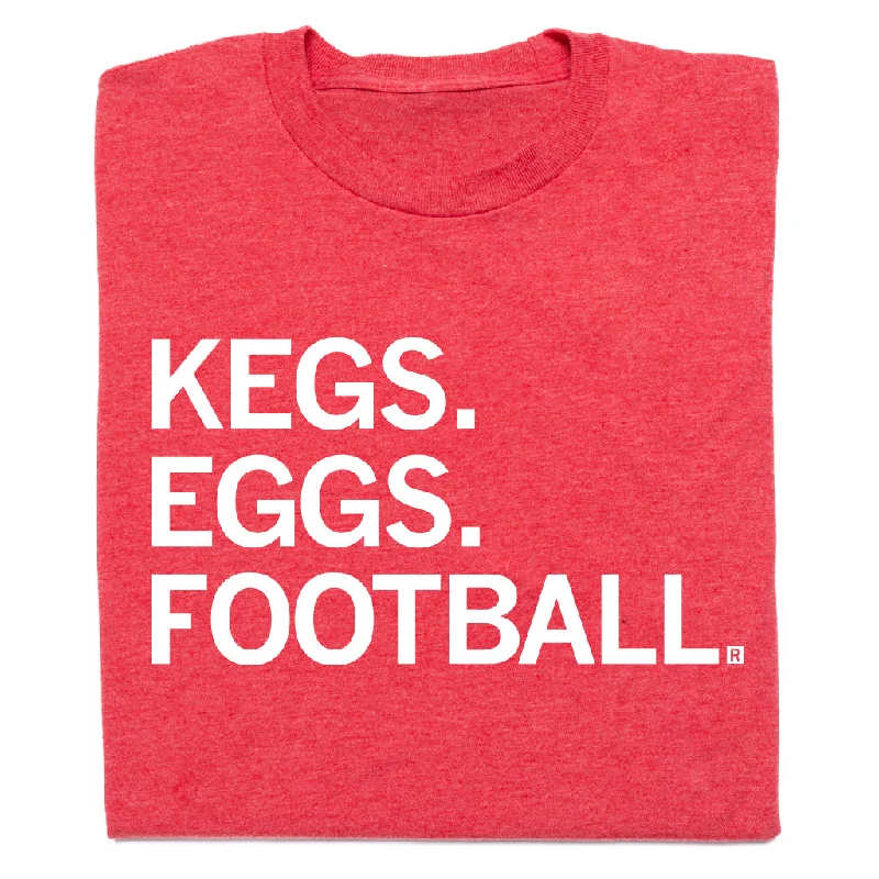 Hipster T-shirt-Kegs Eggs Football