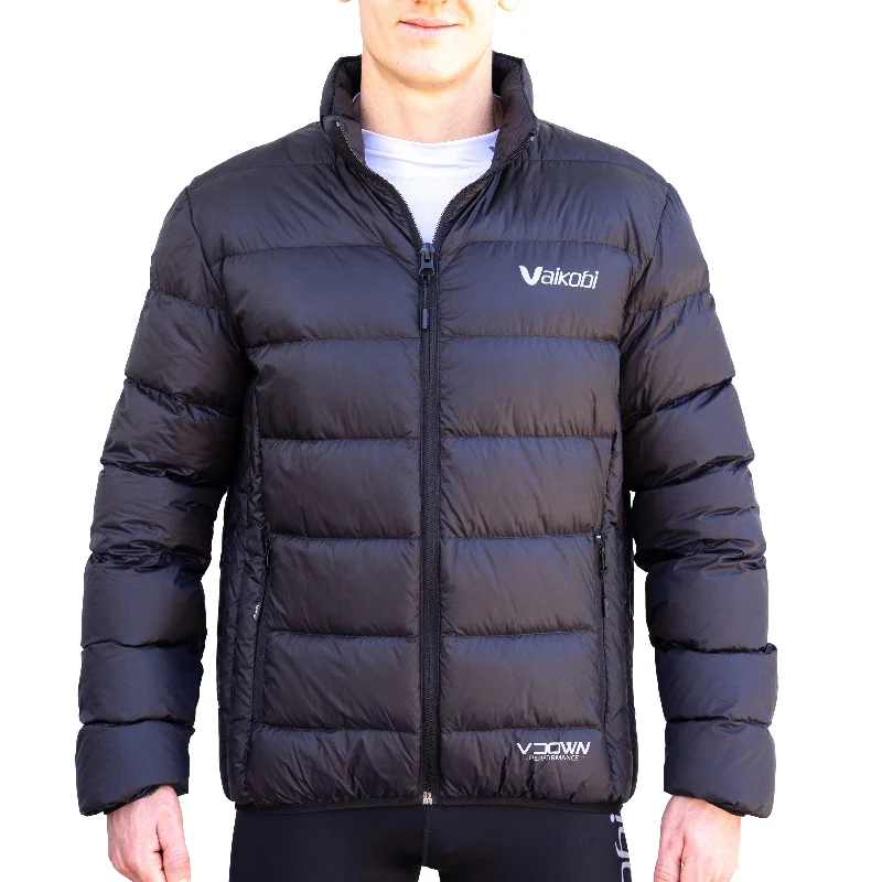 Puffer Jacket-Vaikobi Down Jacket - Black