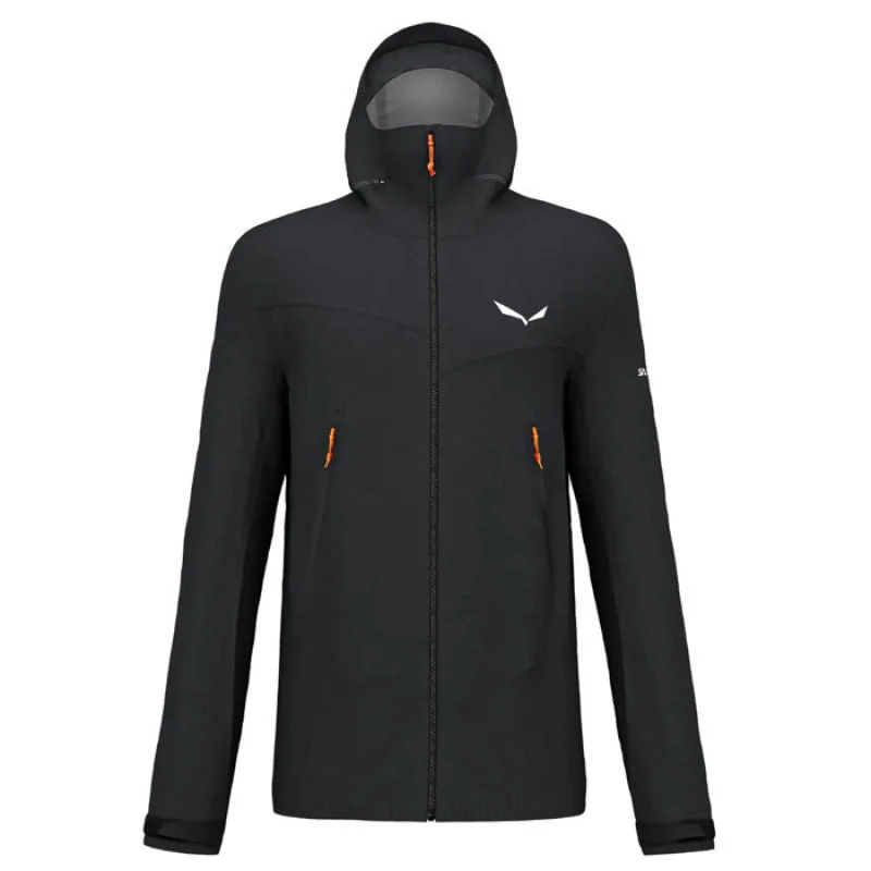 Heavy Duty Jacket-Salewa Ortles GTX 3l Mens Jacket - Black