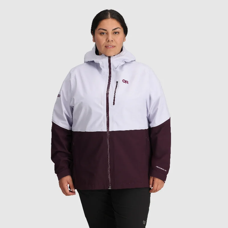 Stylish Jacket-Women's Aspire 3L Jacket-Plus