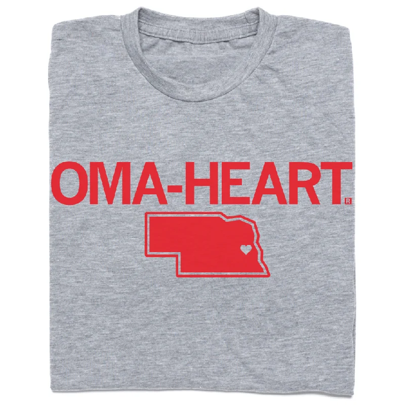 Bold Print T-shirt-Oma-Heart