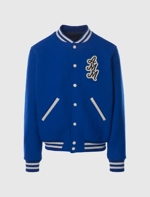 Utility Jacket-A MA MANIÉRE ROYAL BLUE VARSITY JACKET