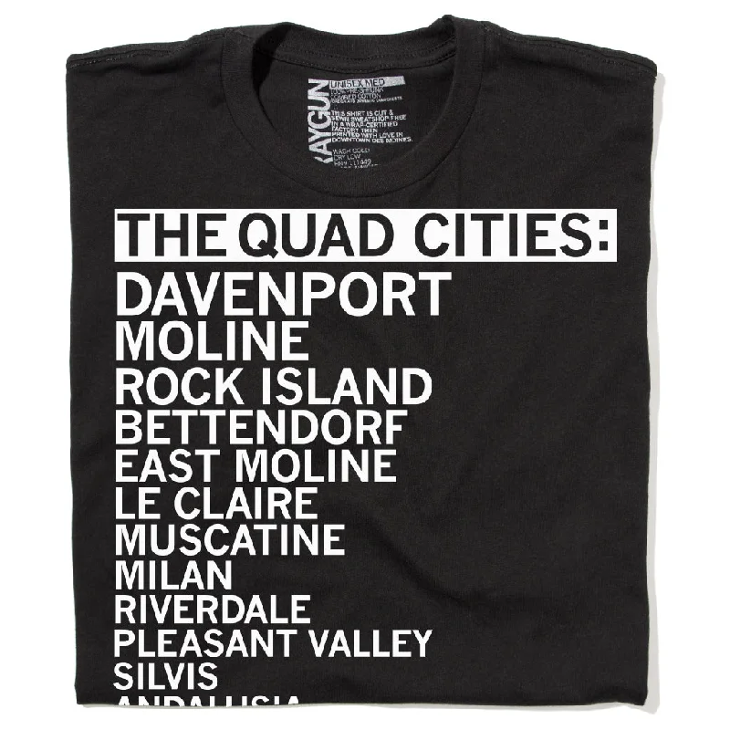 Vintage Graphic T-shirt-Quad Cities List