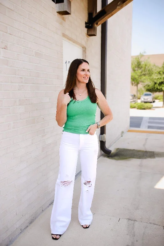 Bold Design Pants-Can't Miss a Beat KanCan High Rise 90s Flare Jeans