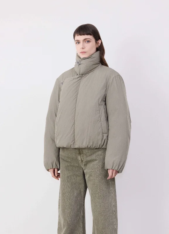 Bomber Jacket-SHORT PUFFER BLOUSON