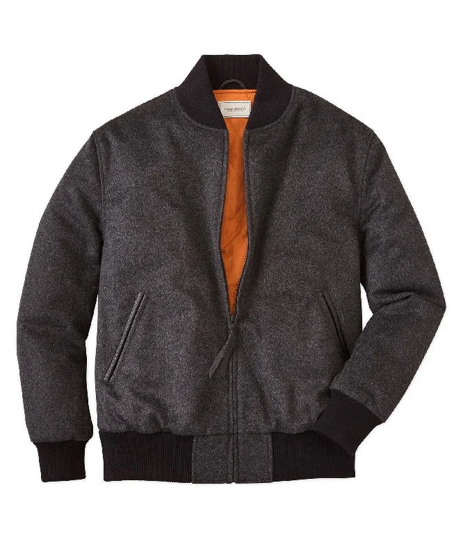 Cool Weather Jacket-Wool Varsity Jacket