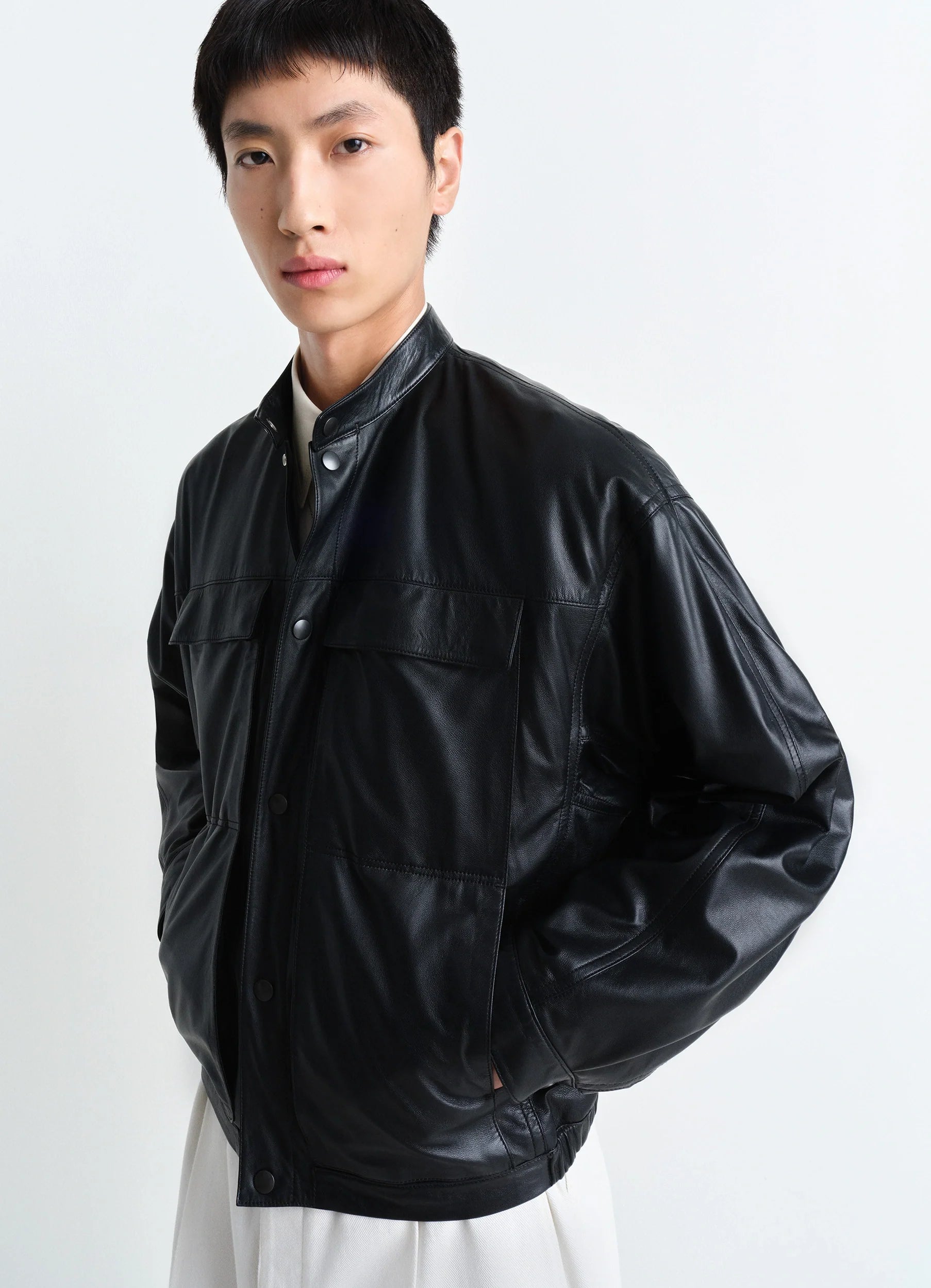 Heavy Insulated Jacket-SOFT BOXY BLOUSON