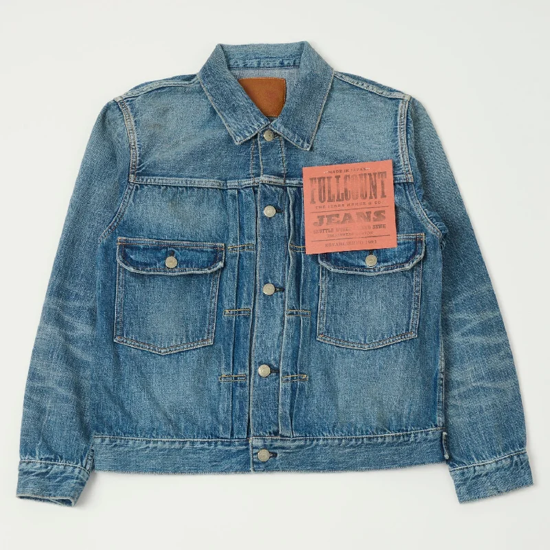 Versatile Jacket-Full Count 2978-2102SS 'Super Smooth' 11.5oz Type II Denim Jacket - Dartford Wash