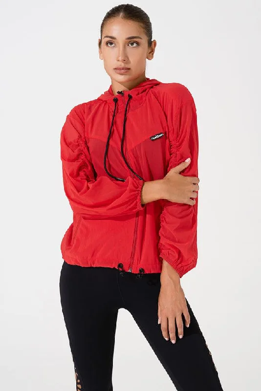 Soft Cotton Jacket-Valencia Jacket - Red