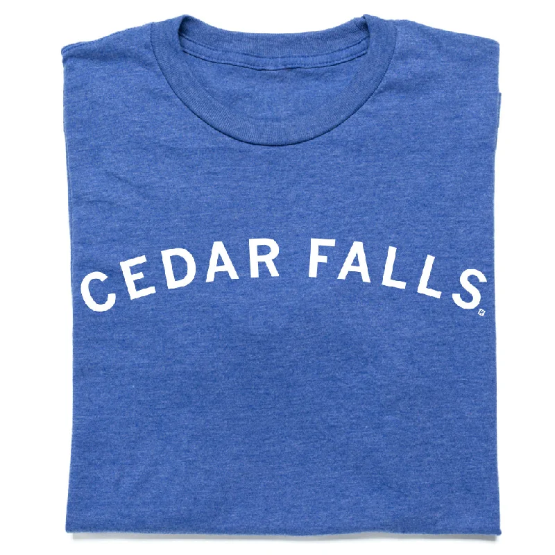 Street Style Tee-Cedar Falls Curved Logo