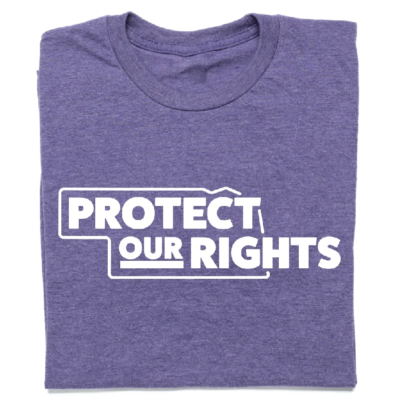 Freshly Printed Tee-Protect Our Rights Nebraska Logo