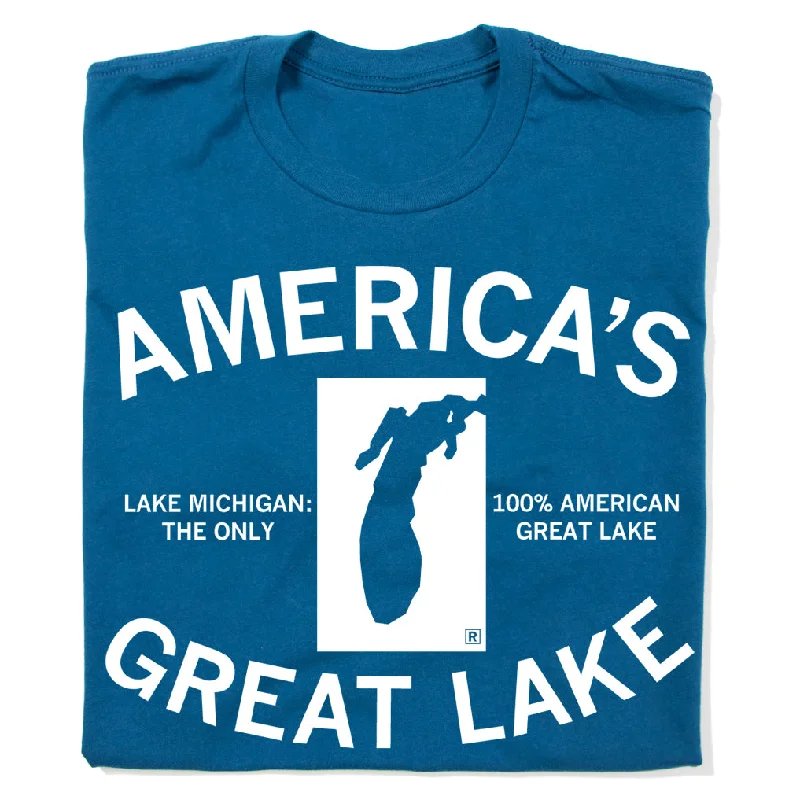 Activewear T-shirt-Lake Michigan: America's Great Lake