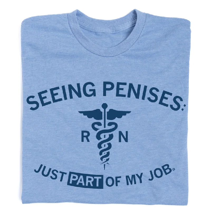 Urban Casual T-shirt-RN: Seeing Penises