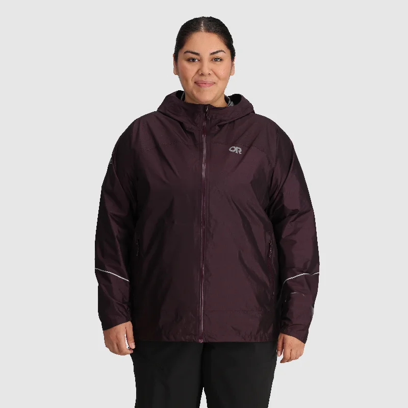 Warm Jacket-Women's Helium Rain Ultralight Jacket-Plus