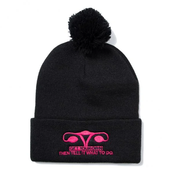 Casual T-shirt-Get Your Own Pom Beanie