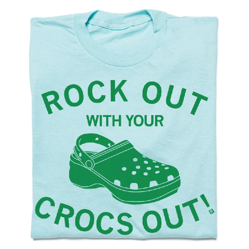 Fresh Look T-shirt-Rock Out Crocs Out