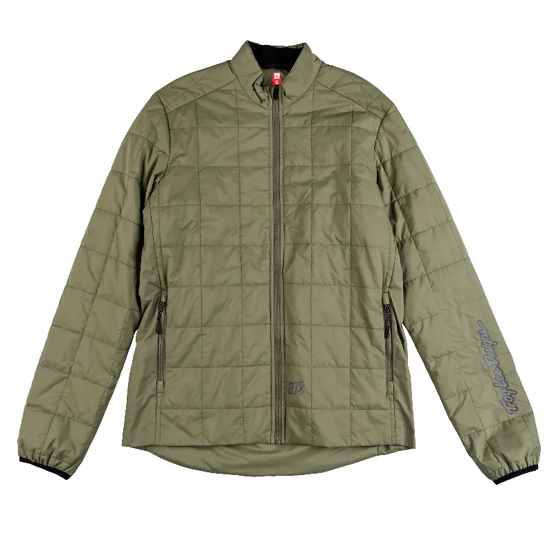 Vintage-Inspired Jacket-Crestline Jacket Mono Olive