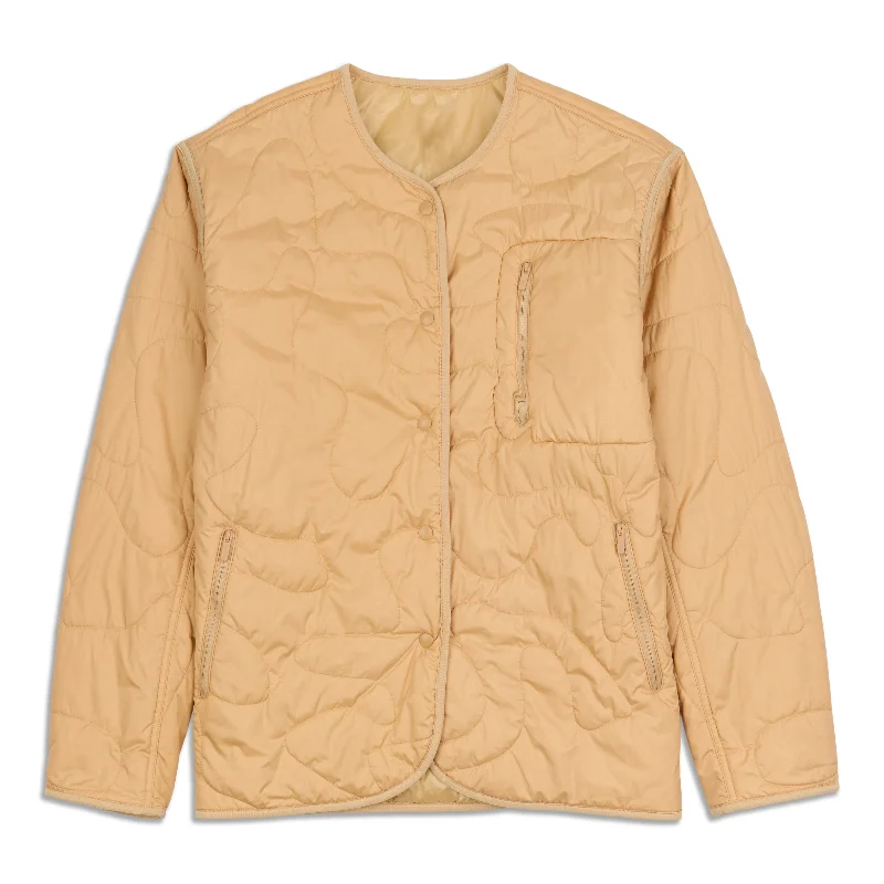 Graphic Jacket-Insulated Quilted Jacket