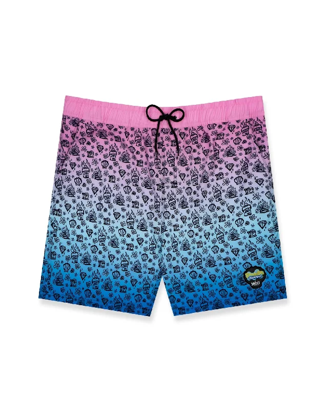 Trendy Beach Shorts-SpongeBob Squarepants x Jack's "Chumbucket" Shorts