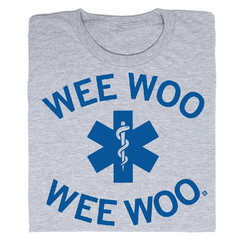 Minimalist T-shirt-Wee Woo Wee Woo