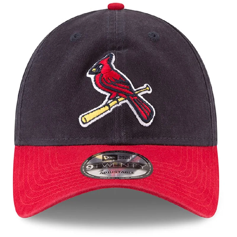 Knit Beanie-St. Louis Cardinals New Era Navy/Red Alternate 2 Replica Core Classic 9TWENTY Adjustable Hat