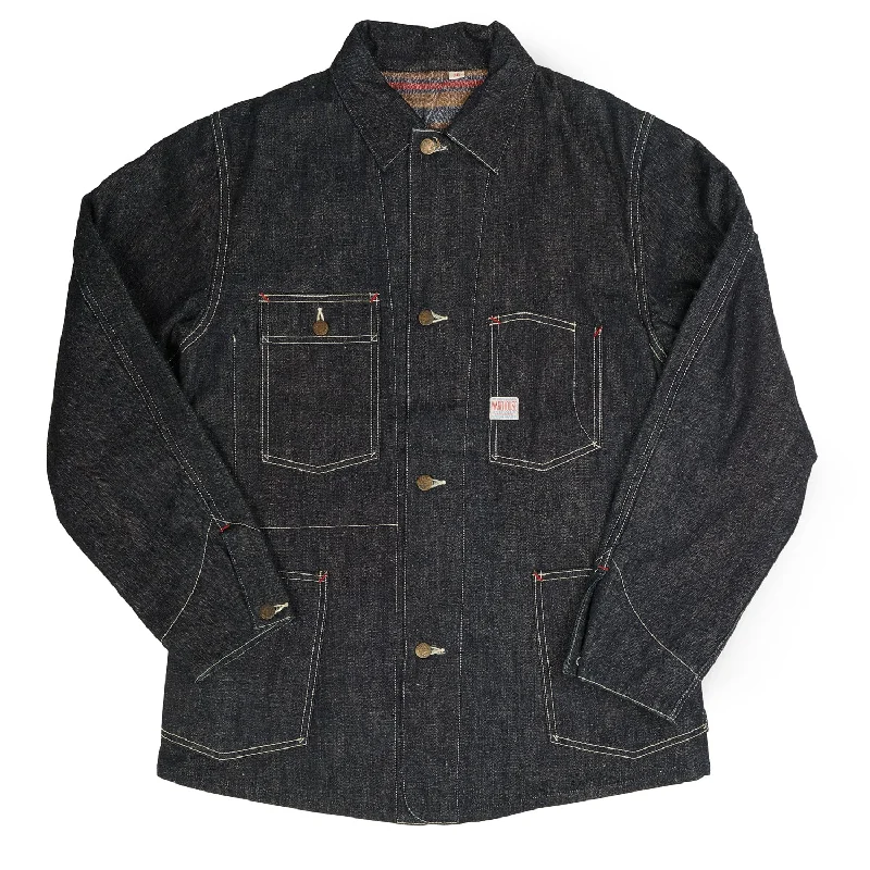 Classic Zip Jacket-Warehouse & Co 2111 Lined Denim Coverall Jacket