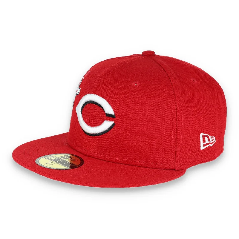 Beanie Hat-Cincinnati Reds New Era City Cluster 59FIFTY Fitted Hat –red