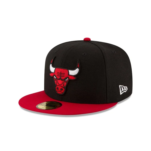 Lightweight Fedora-New Era Chicago Bulls Basic 59FIFTY-Black/Red