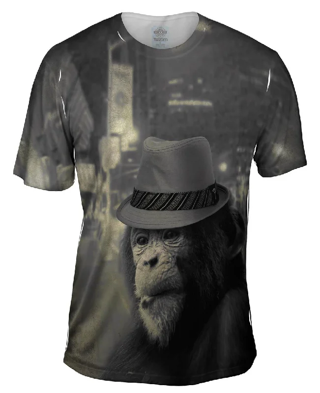 Quick-Dry Tee-Chimp Fedora