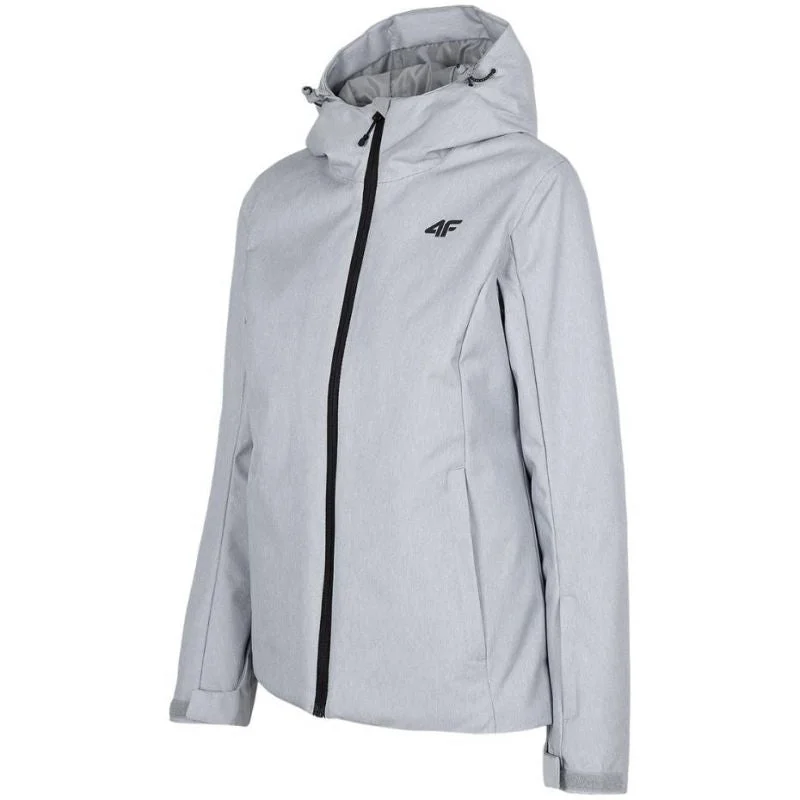 Comfy Jacket-4F Womens Ski Jacket - Cool Light Gray Melange