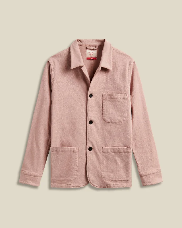 Soft Knit Jacket-AW Labura Jacket - Old Rose