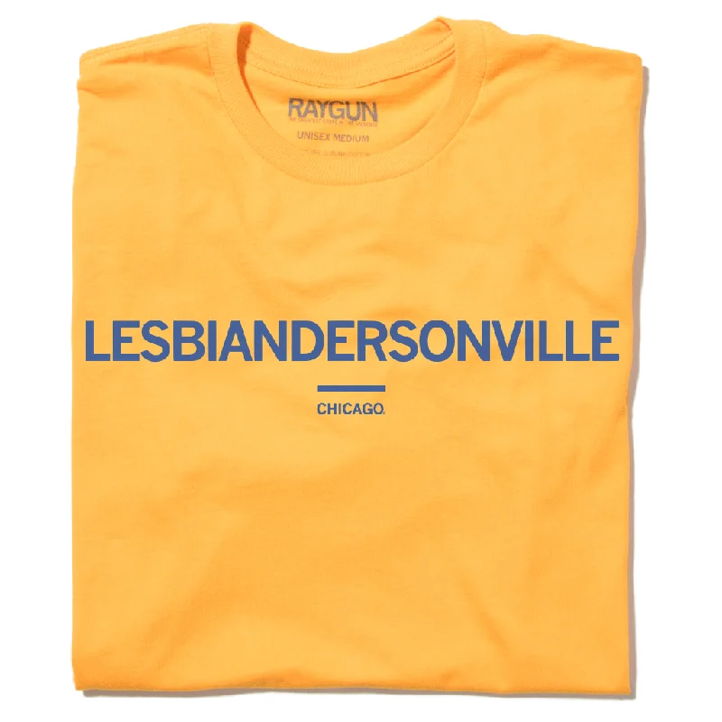 Bold Art T-shirt-Lesbiandersonville (R)