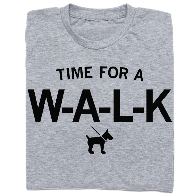 Colorful T-shirt-Time For A Walk