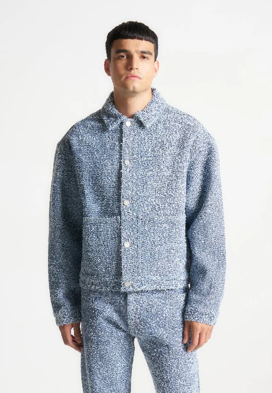 Travel Jacket-Boucle Carpenter Jacket - Blue