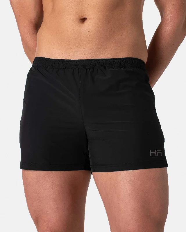 Cotton Shorts-Sprint 3.5" Shorts - Black