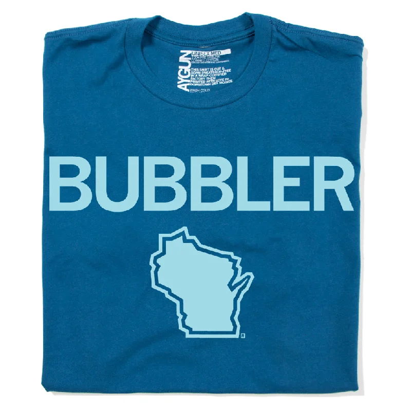 Playful T-shirt-Wisconsin Bubbler (R)