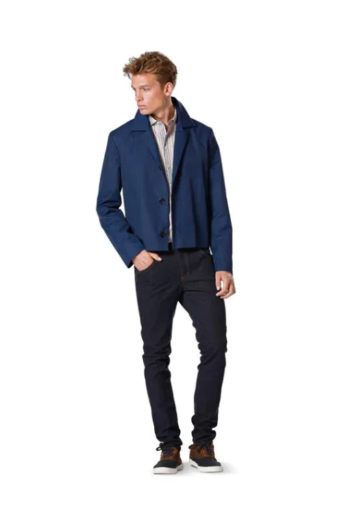 Sporty Bomber Jacket-Burda Men's Coat and Jacket 6932