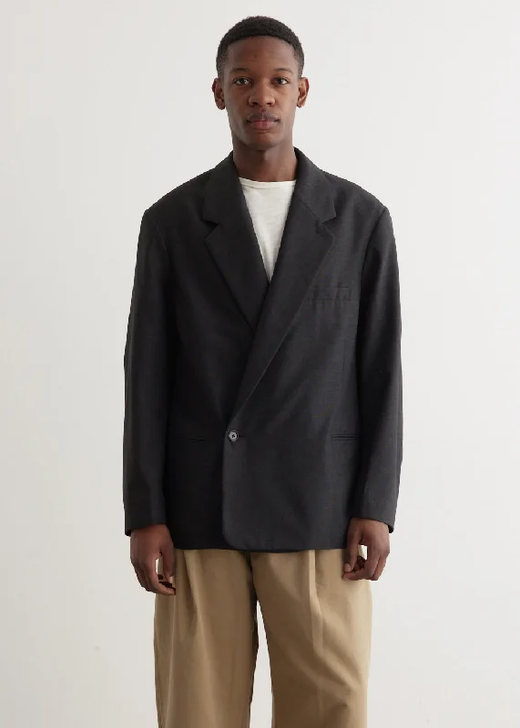 Utility Jacket-Maxi Double Breasted Jacket