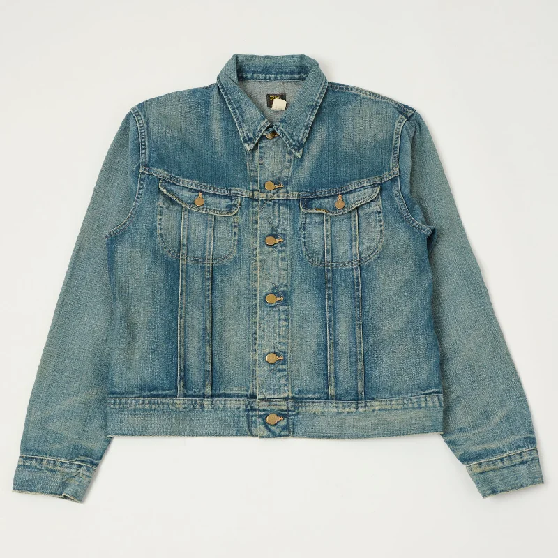 Hiking Jacket-RRL 'Leeland' Denim Trucker Jacket - Heavy Wash