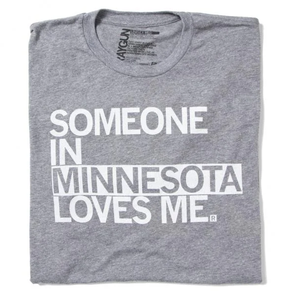 Relaxed Fit T-shirt-Someone Loves Me MN (R)