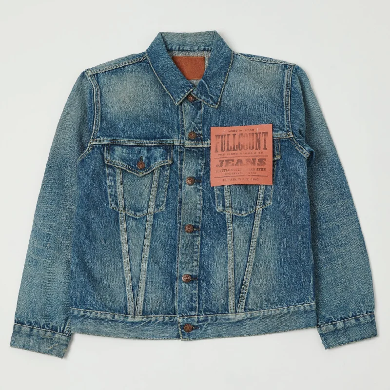 Street Style Jacket-Full Count 2978-2101 'Dartford' 13.7oz Type III Denim Jacket