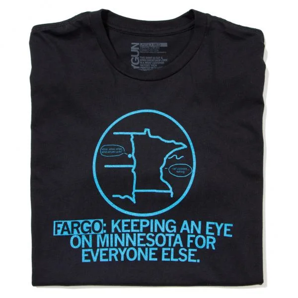 Printed Logo T-shirt-Fargo Eye On Minnesota (R)