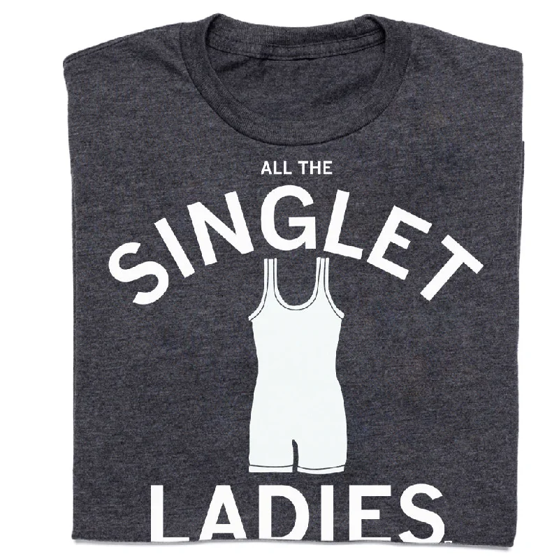 Cozy T-shirt-All The Singlet Ladies